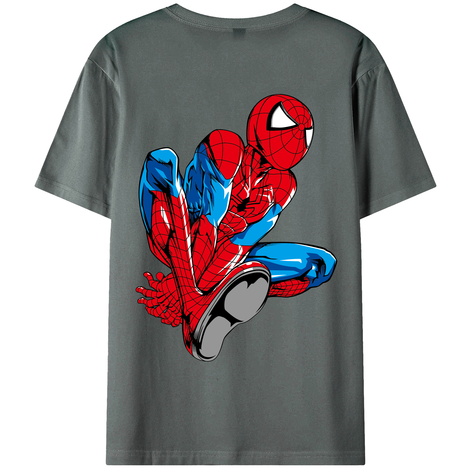 （画像用） アベンジャーズ The Avengers 綿100％ メンズ半袖Tシャツ（バックプリント） 通気性